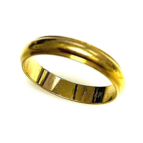 14 Karat Yellow Gold Estate Wedding Band with a Milgrain Edge Design Forever Young Fine Jewelers St. George, UT