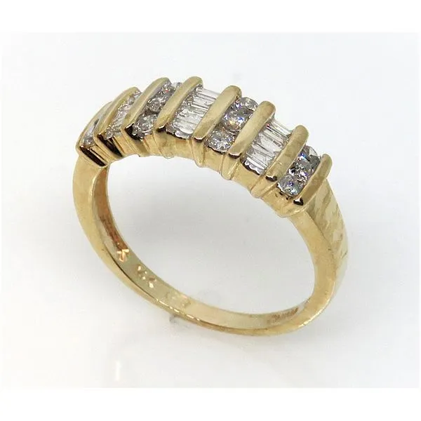 14 Karat Yellow Gold Estate Diamond Anniversary Ring Forever Young Fine Jewelers St. George, UT