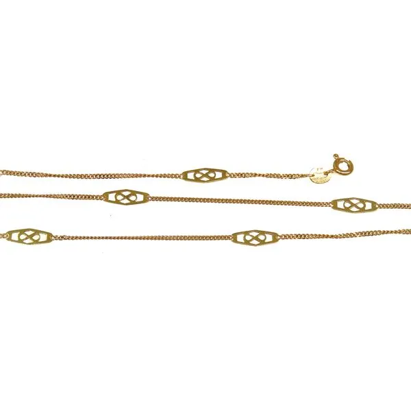 14 Karat Yellow  Gold Estate Fancy Curb Link Chain Forever Young Fine Jewelers St. George, UT