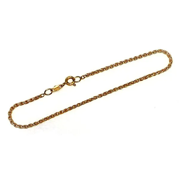 18 Karat Yellow Gold Estate Wheat Style Fashion Bracelet Forever Young Fine Jewelers St. George, UT