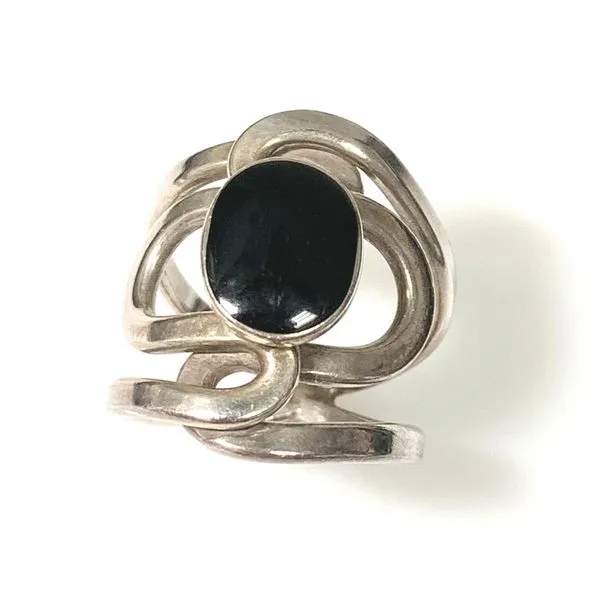 Sterling Silver Estate Black Onyx FAshion Ring Forever Young Fine Jewelers St. George, UT