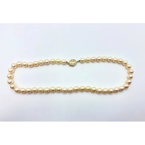 Estate 14 Karat Yellow Gold Pearl Necklace Forever Young Fine Jewelers St. George, UT