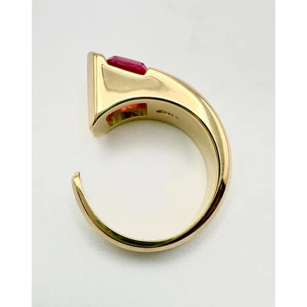 Estate 14 Karat Yellow Gold Pink Tourmaline Fashion Ring Image 2 Forever Young Fine Jewelers St. George, UT