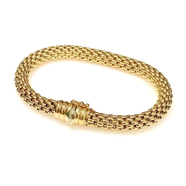 Estate 18 Karat Rose Gold Mesh Bracelet Forever Young Fine Jewelers St. George, UT