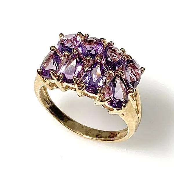 10 Karat Yellow Gold Estate Amethyst Gemstone Fashion Ring Forever Young Fine Jewelers St. George, UT