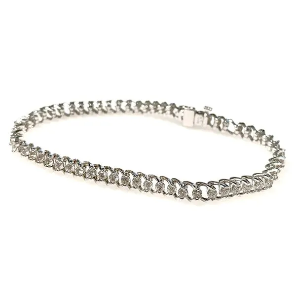 Estate 14 karat white gold diamond bracelet Forever Young Fine Jewelers St. George, UT
