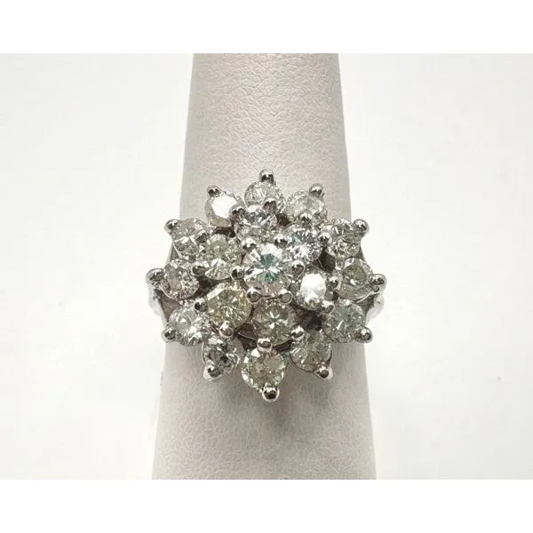 Estate 10 Karat White Gold Diamond Fashion Ring Forever Young Fine Jewelers St. George, UT