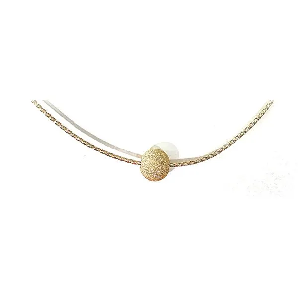 14 Karat Yellow Gold Estate Omega Wire with Bead Accent Forever Young Fine Jewelers St. George, UT