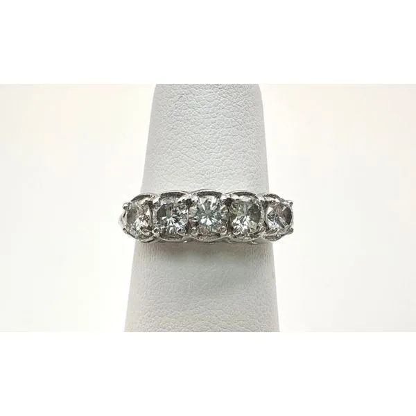Estate 14 Karat White Gold Diamond Wedding Ring Forever Young Fine Jewelers St. George, UT
