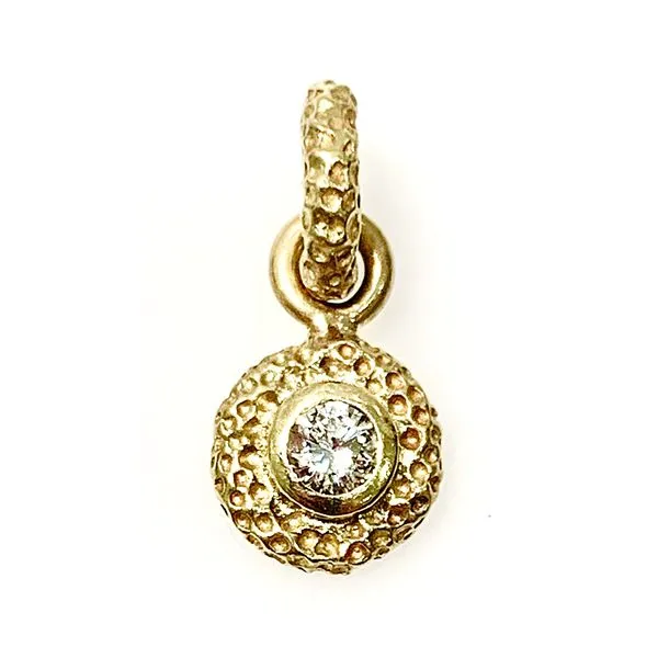 18 Karat Yellow Gold Estate Diamond Fashion Pendant Forever Young Fine Jewelers St. George, UT