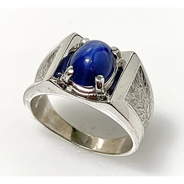 14 Karar White Gold Gent's Blue Linde Fashion Ring Forever Young Fine Jewelers St. George, UT