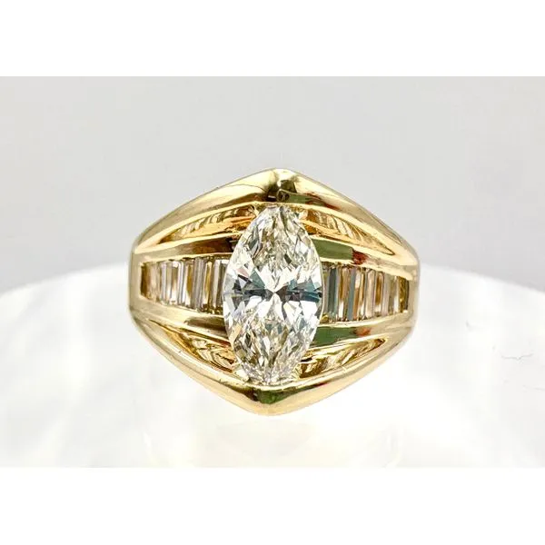 Estate 14 Karat Yellow Gold Diamond Engagement Ring Forever Young Fine Jewelers St. George, UT