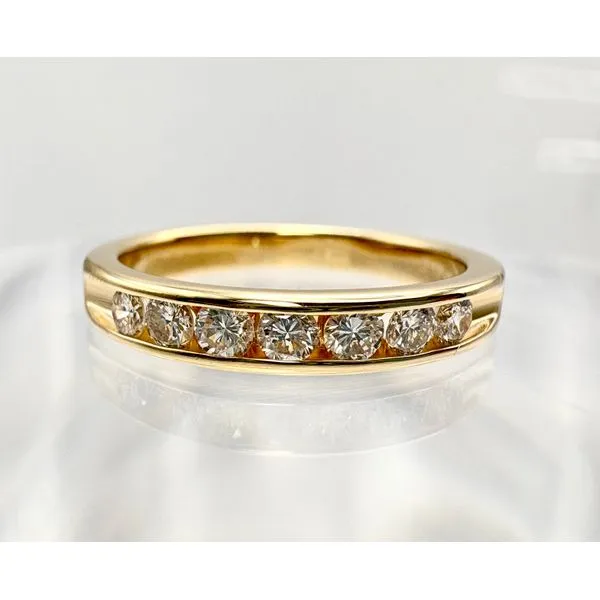 Estate 14 Karat Yellow Gold Diamond Band Forever Young Fine Jewelers St. George, UT