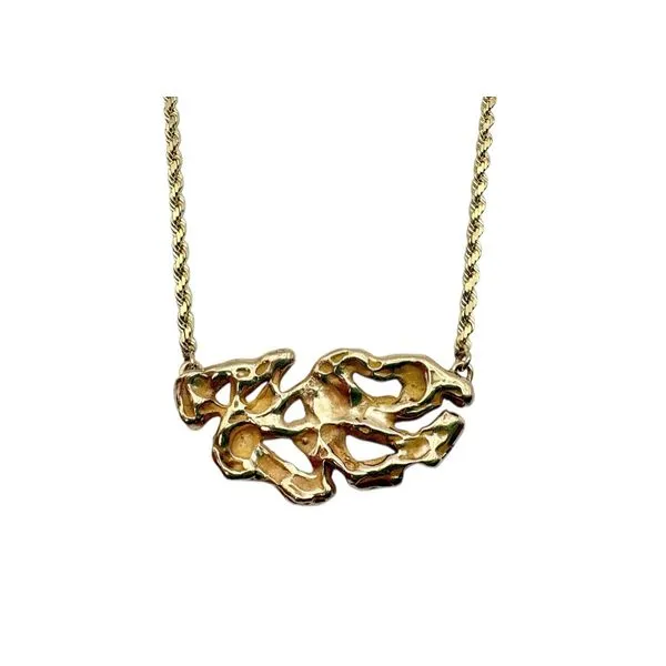 14 Karat Yellow Gold Estate Nugget Necklace Forever Young Fine Jewelers St. George, UT