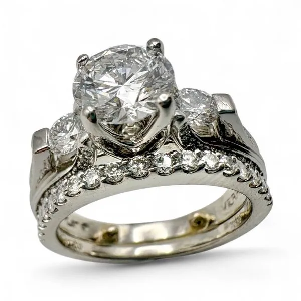 Estate Platinum Diamond Wedding Set Forever Young Fine Jewelers St. George, UT