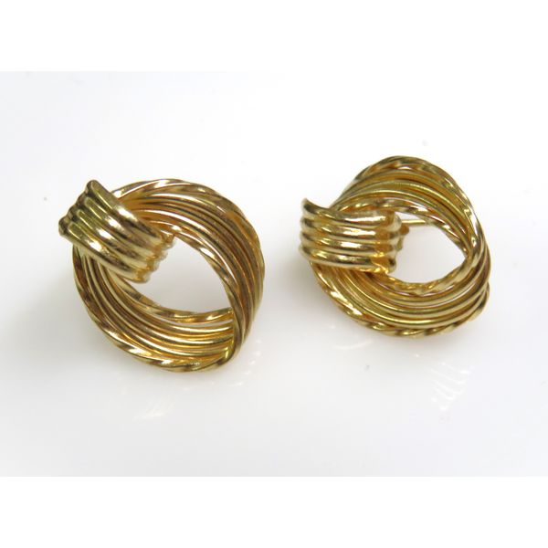 A Paoir of 14 Karat Yellow Gold Estate Fashion Earrings Forever Young Fine Jewelers St. George, UT