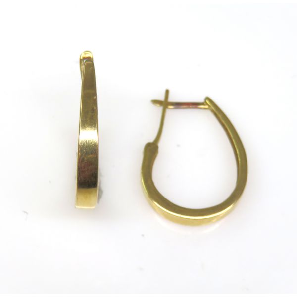 14 Karat Yellow Gold Estate Fashion Hoop Earrings Forever Young Fine Jewelers St. George, UT