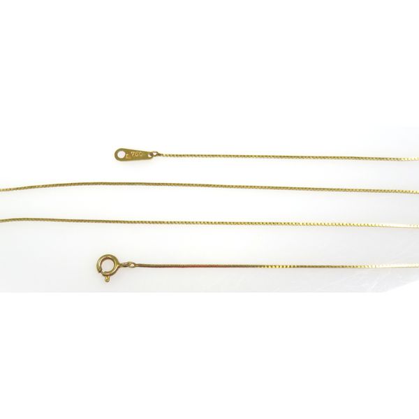 18 Karat Yellow Gold Box Link Chain Forever Young Fine Jewelers St. George, UT