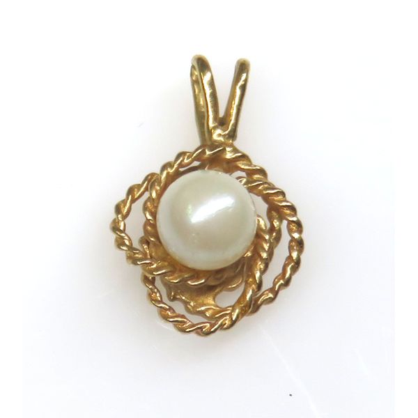 14 Karat Yellow Gold Estate Pearl Pendant Forever Young Fine Jewelers St. George, UT