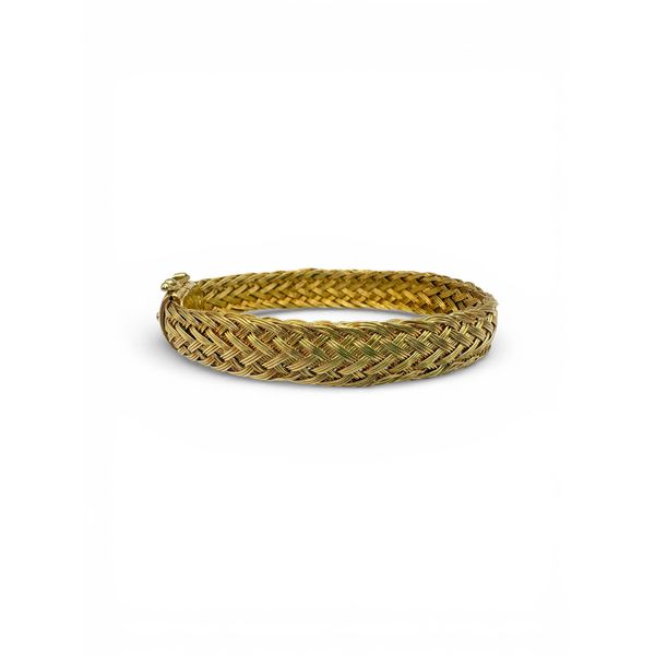Estate 18 Karat Yellow Gold Braided Bracelet Forever Young Fine Jewelers St. George, UT