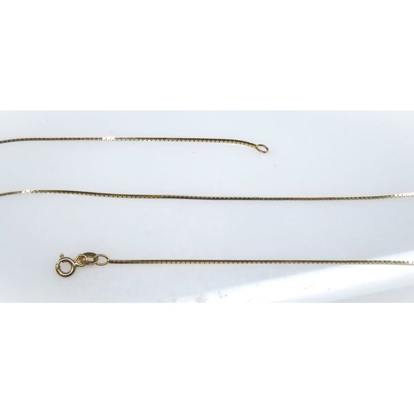 14 Karat Yellow Gold Estate Mirror Box Link Chain Forever Young Fine Jewelers St. George, UT