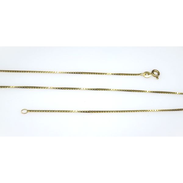 14 Karat Yellow Gold Estate Box Link Chain Forever Young Fine Jewelers St. George, UT