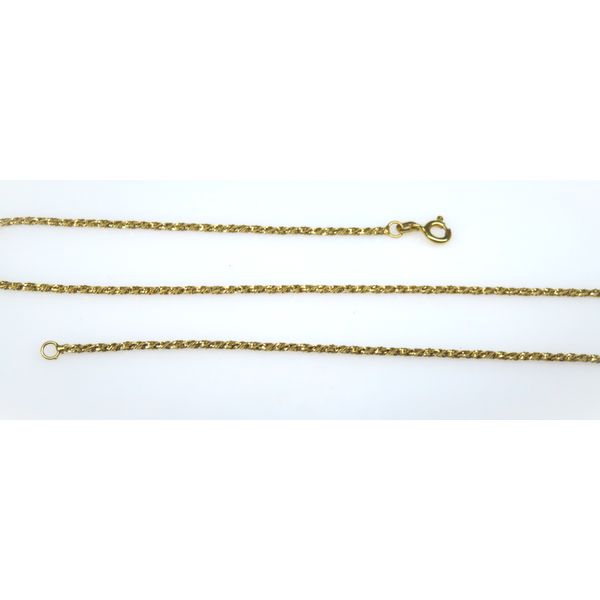 18 Karat Yellow Gold Estate Twist Wheat Chain Forever Young Fine Jewelers St. George, UT