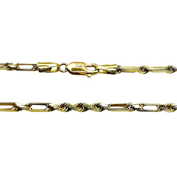14 Karat Yellow Gold Estate Figarope Style Chain Forever Young Fine Jewelers St. George, UT