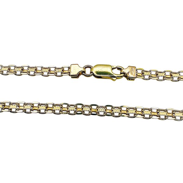 14 Karat Yellow Gold Estate Flat Bismarck Chain Forever Young Fine Jewelers St. George, UT