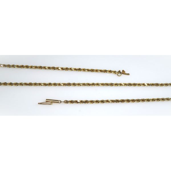 14 Karat Yellow Gold Estate Diamond Cut Rope Chain Forever Young Fine Jewelers St. George, UT