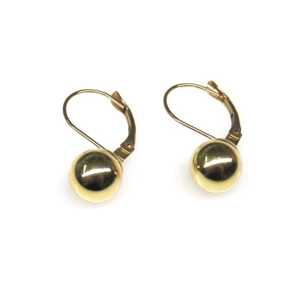 10 Karat Yellow Gold Estate Ball Style Dangle Fashion Earrings Forever Young Fine Jewelers St. George, UT