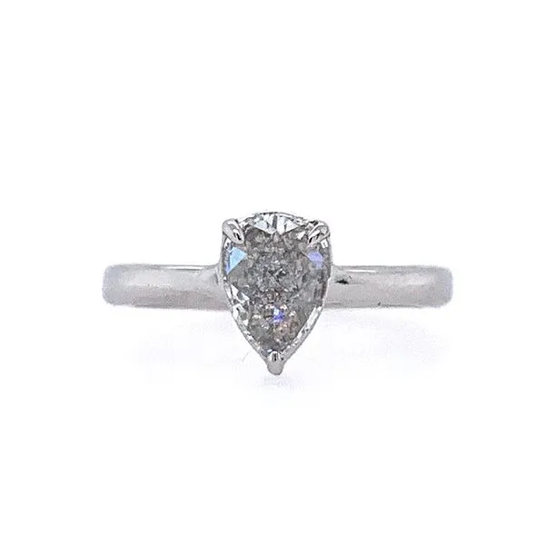 14KW Gold Engagement Ring with 0.55 Ct Rose Cut Diamond Franzetti Jewelers Austin, TX