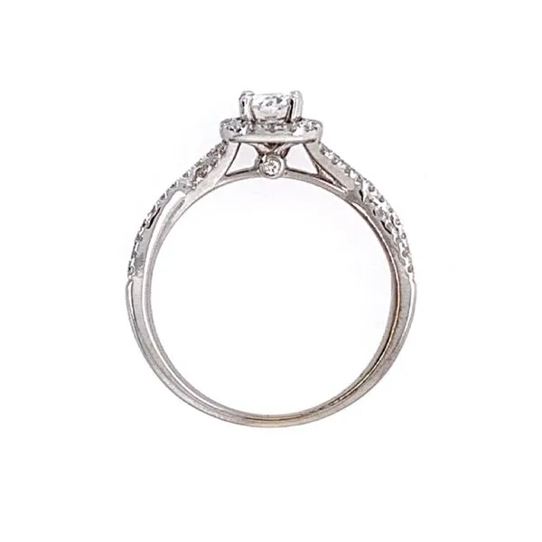14KW Gold Engagement Ring with 0.36 Carat Round Diamond Image 5 Franzetti Jewelers Austin, TX