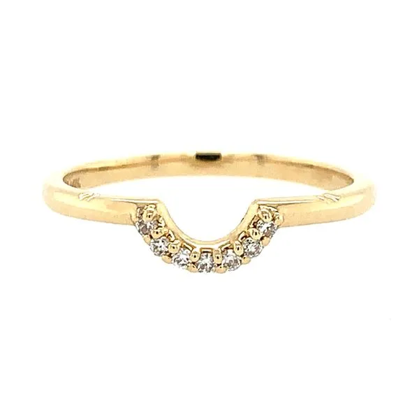 14KY Gold Diamond Contour Band Franzetti Jewelers Austin, TX