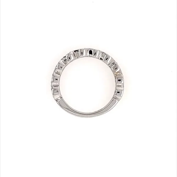14KW Gold Diamond Band with Milgrain Texture 0.29 CTW Image 3 Franzetti Jewelers Austin, TX