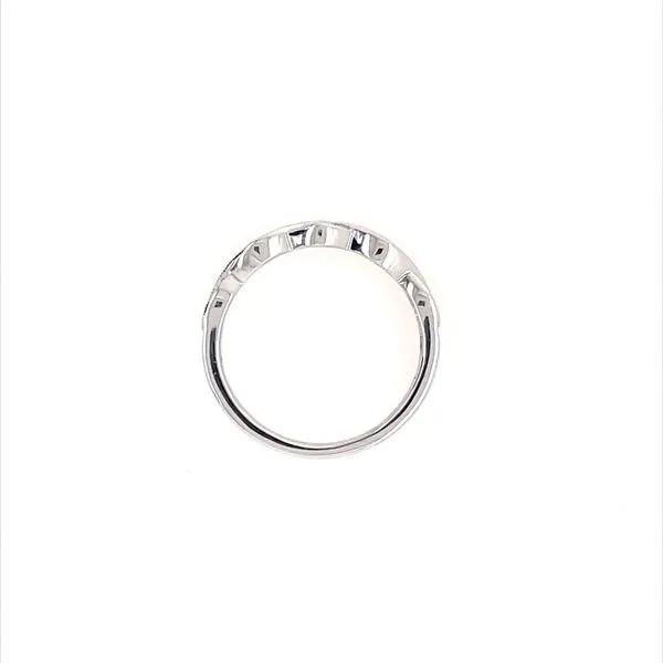 14KW Gold 5 Round Diamond Band Image 3 Franzetti Jewelers Austin, TX