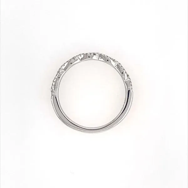 14KW Gold Diamond Twist Ring Image 4 Franzetti Jewelers Austin, TX