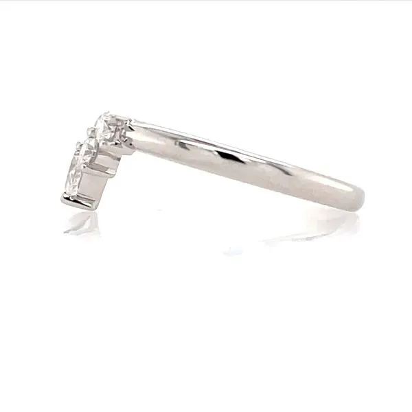 14KW Gold 1/3 CTW Diamond Tiara Contour Band Image 3 Franzetti Jewelers Austin, TX