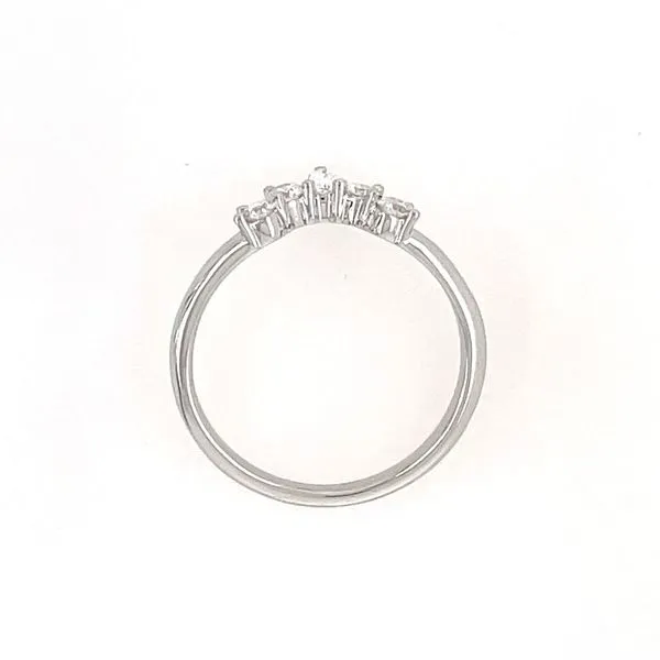 14KW Gold 1/3 CTW Diamond Tiara Contour Band Image 4 Franzetti Jewelers Austin, TX
