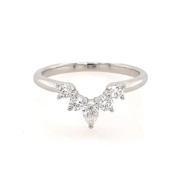 14KW Gold 1/3 CTW Diamond Tiara Contour Band Franzetti Jewelers Austin, TX