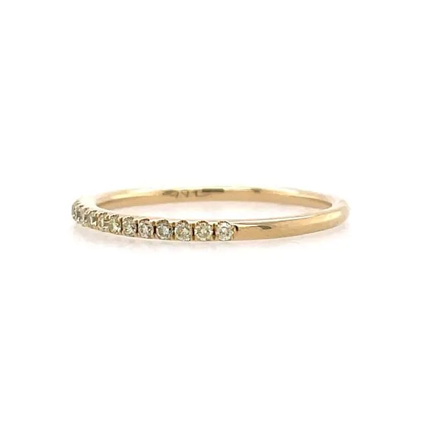 14KY Gold Fancy Yellow Diamond Band 0.17 CTW Image 4 Franzetti Jewelers Austin, TX