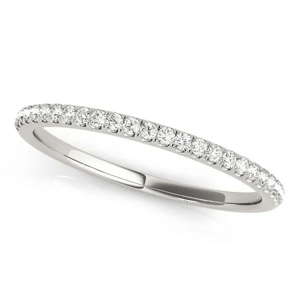 14KW Gold 0.14 CTW Diamond Halfway Band Franzetti Jewelers Austin, TX