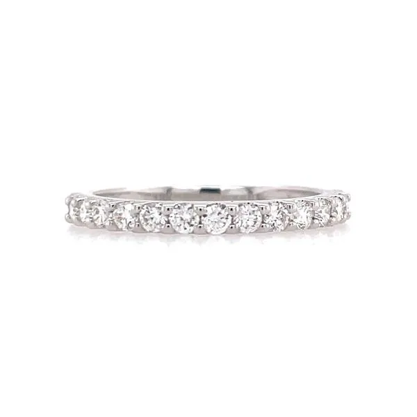 18KW Gold Diamond Shared Prong Band 0.54 CTW Franzetti Jewelers Austin, TX