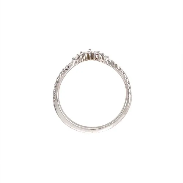 14KW Gold 0.29 CTW Diamond Tiara Contour Band Image 5 Franzetti Jewelers Austin, TX