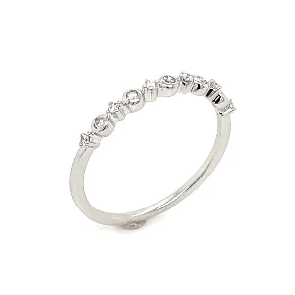 14KW Gold 1/10 CTW Diamond Wedding Band Franzetti Jewelers Austin, TX