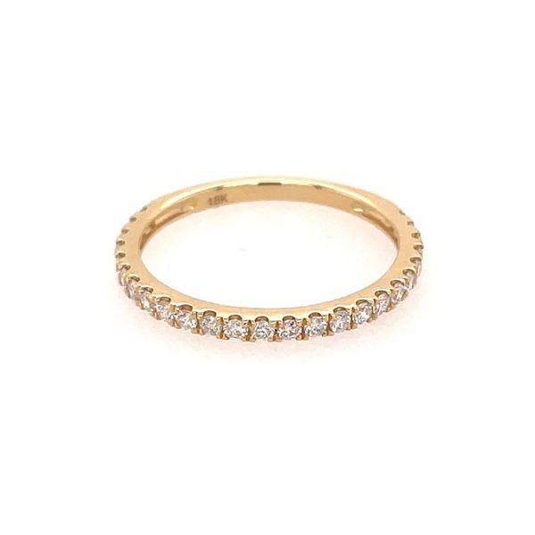 18KY Gold 1.8 mm Wide Diamond Band 0.36 CTW Image 3 Franzetti Jewelers Austin, TX