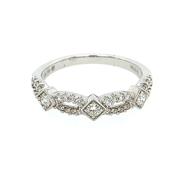 18K White Gold Diamond Band 0.31 CTW Image 2 Franzetti Jewelers Austin, TX
