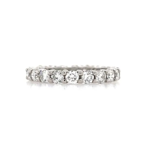 Estate: Platinum Round Diamond Eternity Band 1.54 CTW Franzetti Jewelers Austin, TX