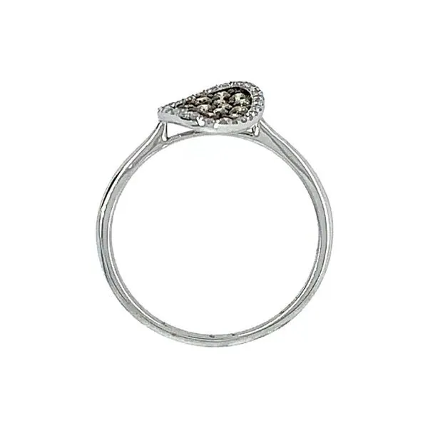 14KW Gold Pavé Set Fancy Color Diamond Ring Image 3 Franzetti Jewelers Austin, TX