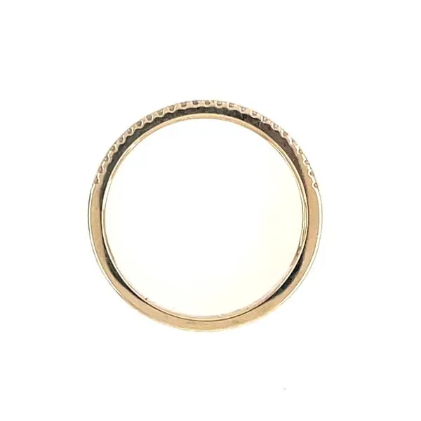 14KY Gold 3 Flush Set Round Diamond Ring with Diamonds Image 3 Franzetti Jewelers Austin, TX